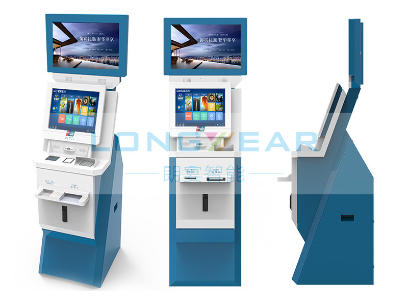 SKZ-QP-LS13C立式雙屏自助售取票機